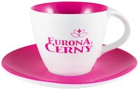 Šálek na kávu s pískovaným logem, Eurona
